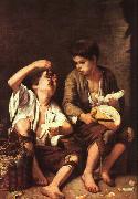 Bartolome Esteban Murillo Boys Eating Fruit oil painting artist